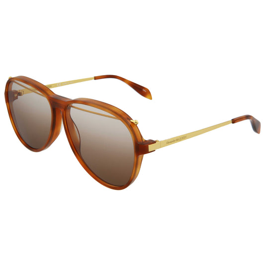 Alexander McQueen Fashion Unisex Sunglasses AM0193S-30006868003 - Image #3