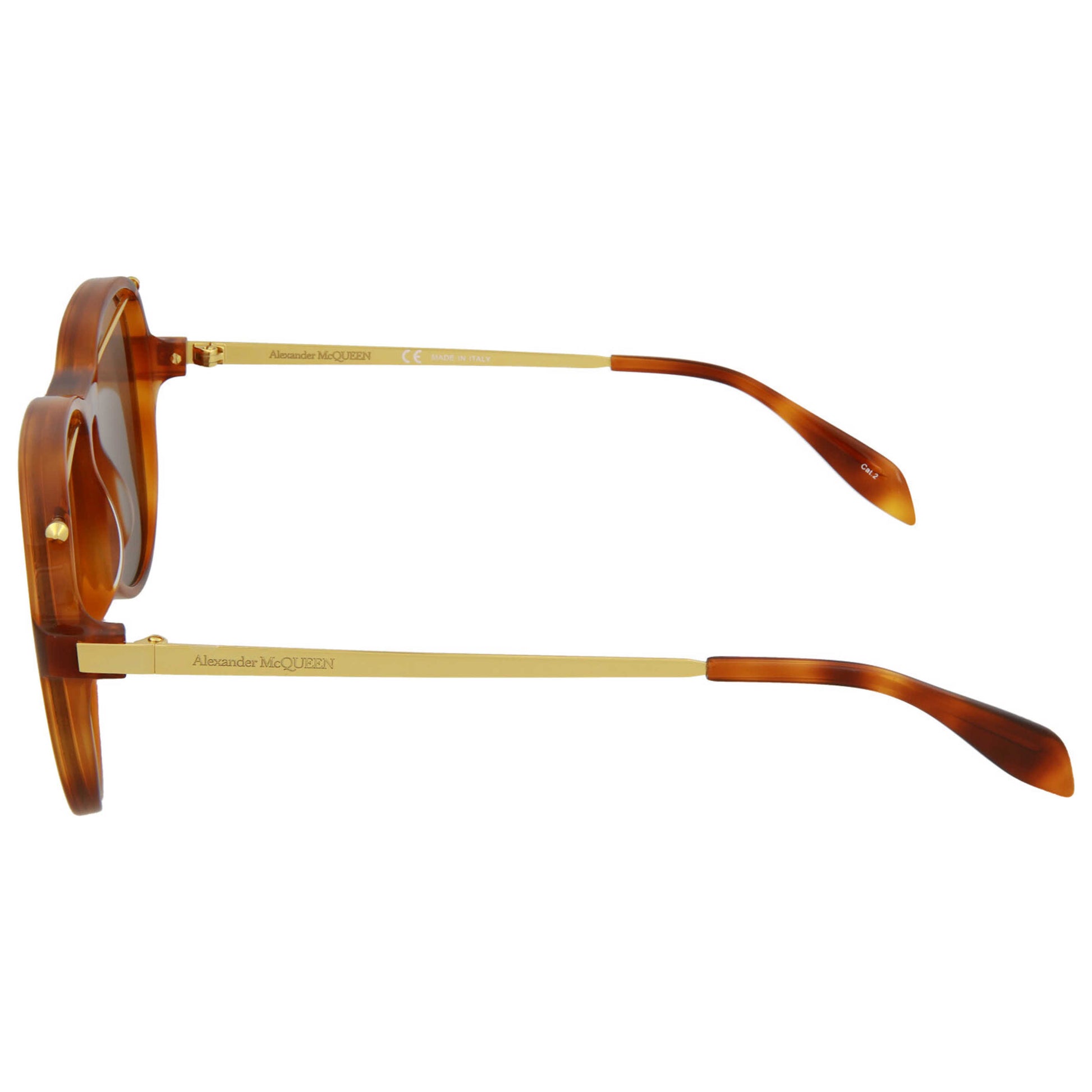 Alexander McQueen Fashion Unisex Sunglasses AM0193S-30006868003 - Image #5
