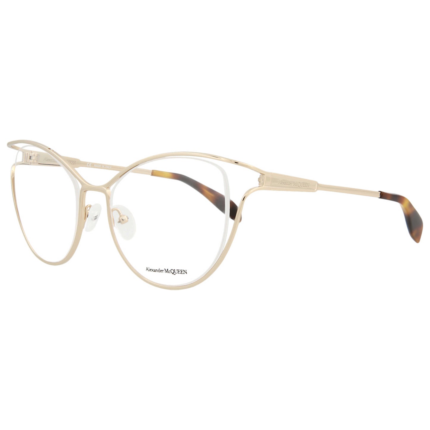Front view of Alexander McQueen Fashion Women's Opticals AM0195O-30006979-002