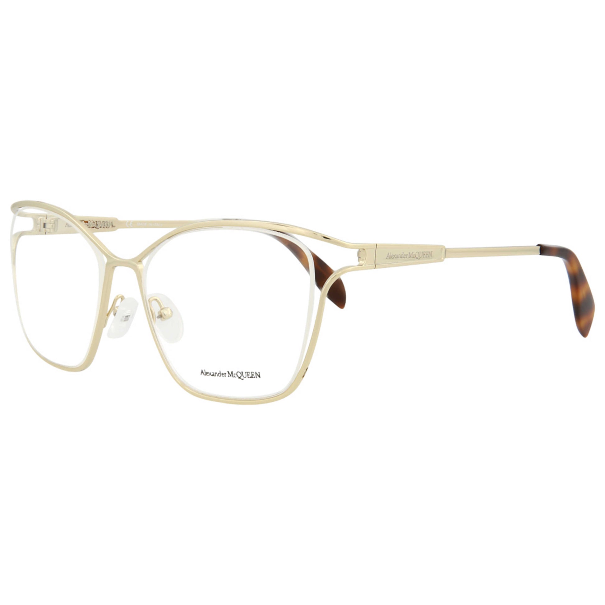 Front view of Alexander McQueen Fashion Women's Opticals AM0196O-30007064-002