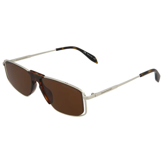 Front view of Alexander McQueen Fashion Men's Sunglasses AM0198S-30006945-003
