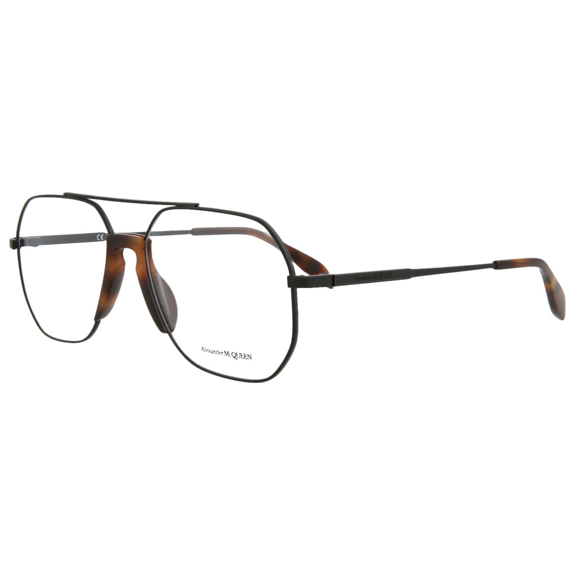 Front view of Alexander McQueen Fashion Men's Opticals AM0199O-30006949-001