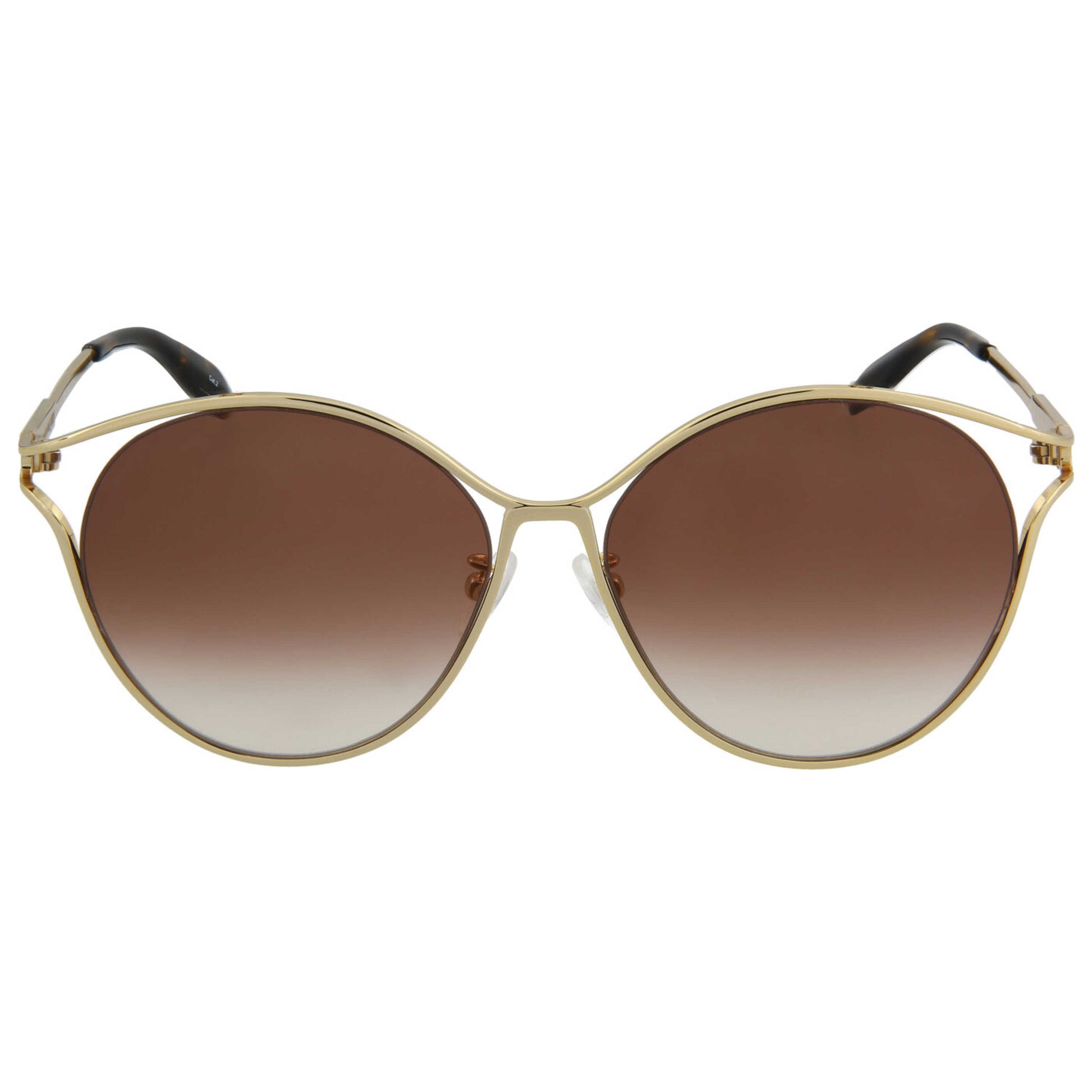 Front view of Alexander McQueen Fashion Women's Sunglasses AM0210SA-30007025002