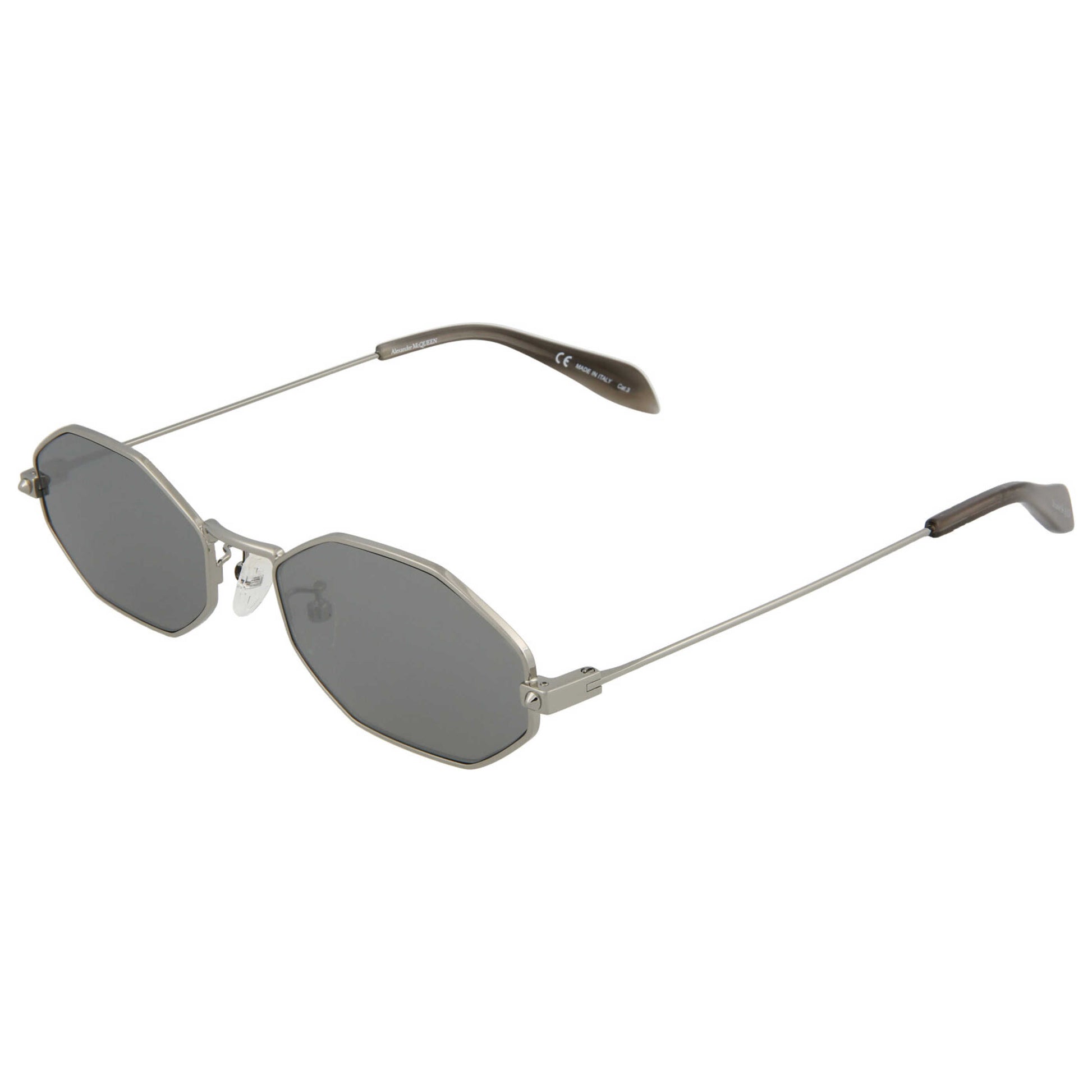 Front view of Alexander McQueen Fashion Men's Sunglasses AM0211SA-30007265-004