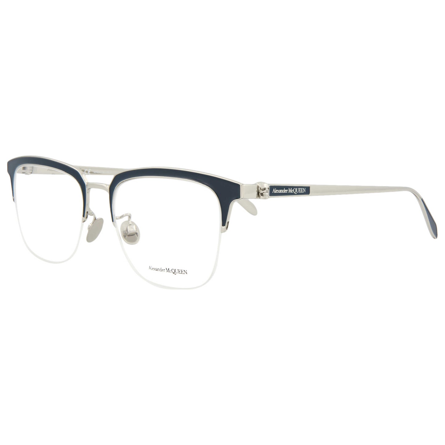 Front view of Alexander McQueen Fashion Men's Opticals AM0215OA-30007272-003