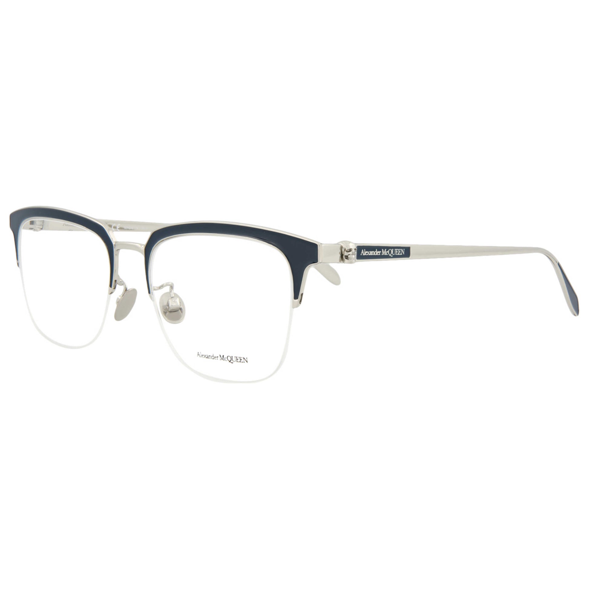 Front view of Alexander McQueen Fashion Men's Opticals AM0215OA-30007272-003