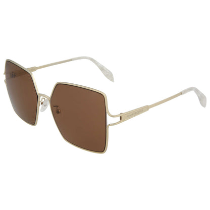 Front view of Alexander McQueen Fashion Women's Sunglasses AM0219SA-30008045-002