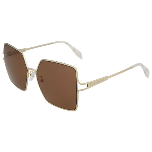 Front view of Alexander McQueen Fashion Women's Sunglasses AM0219SA-30008045-002