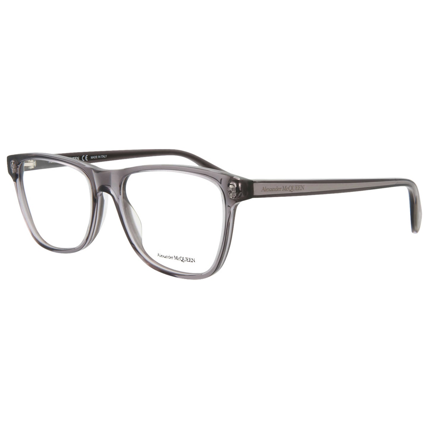 Front view of Alexander McQueen Core Unisex Opticals AM0248O-30008654-001