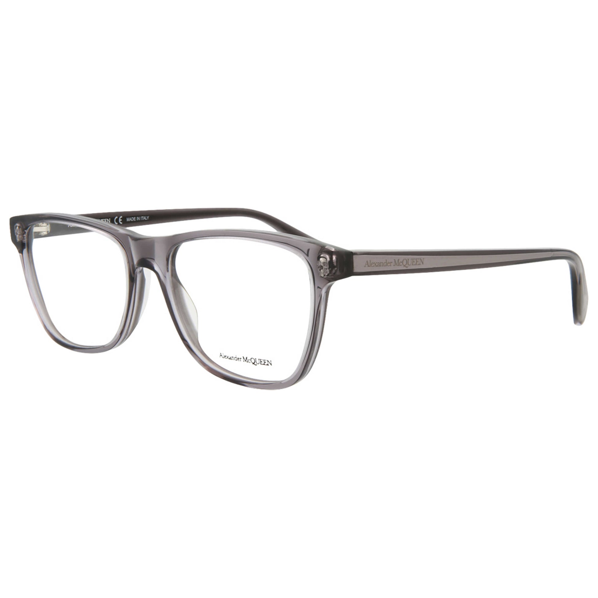 Front view of Alexander McQueen Core Unisex Opticals AM0248O-30008654-001