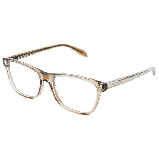 Front view of Alexander McQueen Core Unisex Opticals AM0248O-30008654-002