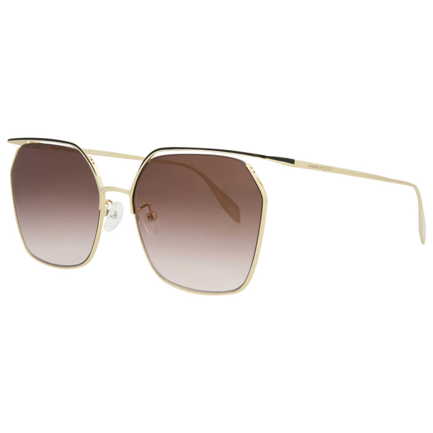 Front view of Alexander McQueen Fashion Women's Sunglasses AM0254S-30008666-002