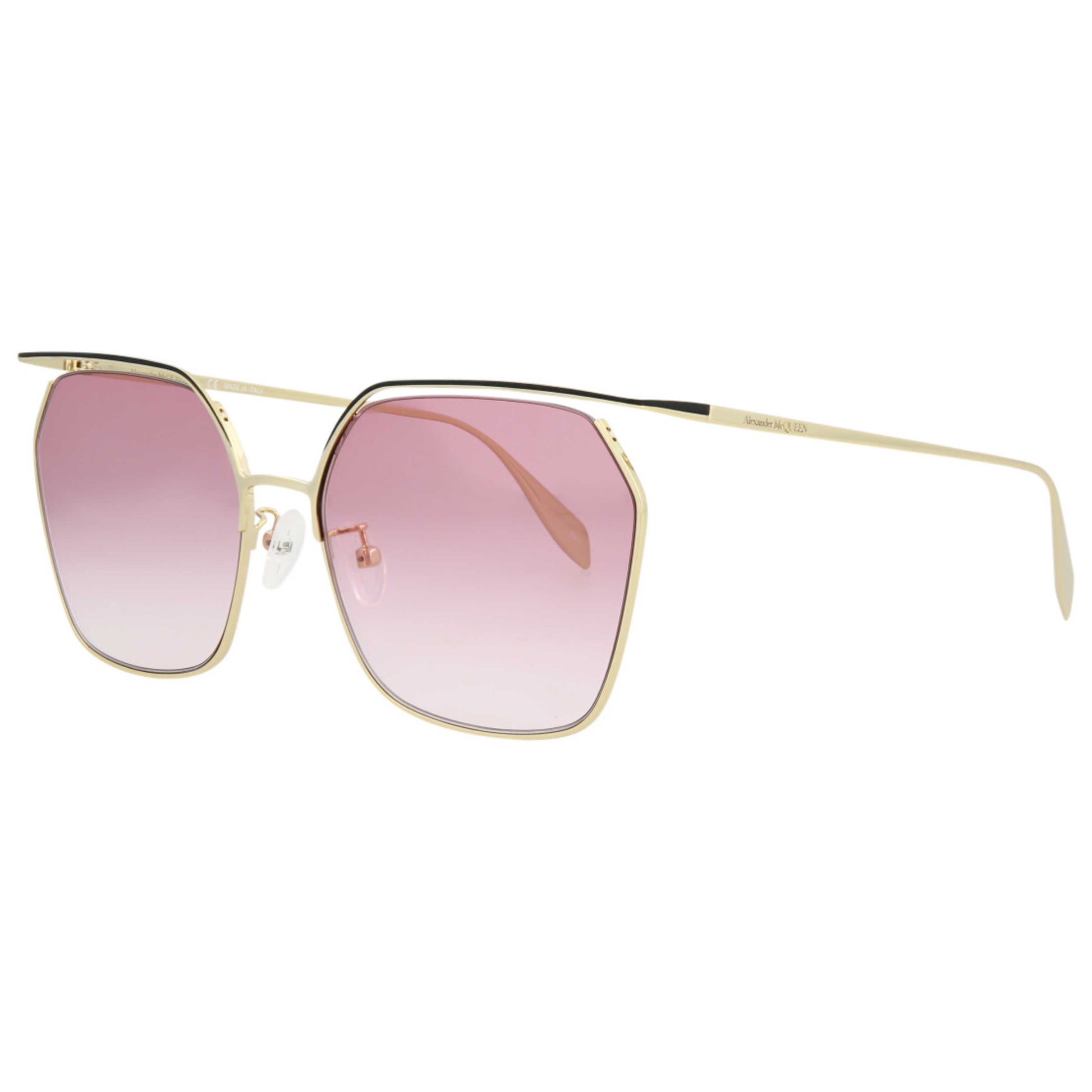 Front view of Alexander McQueen Fashion Women's Sunglasses AM0254S-30008666-004