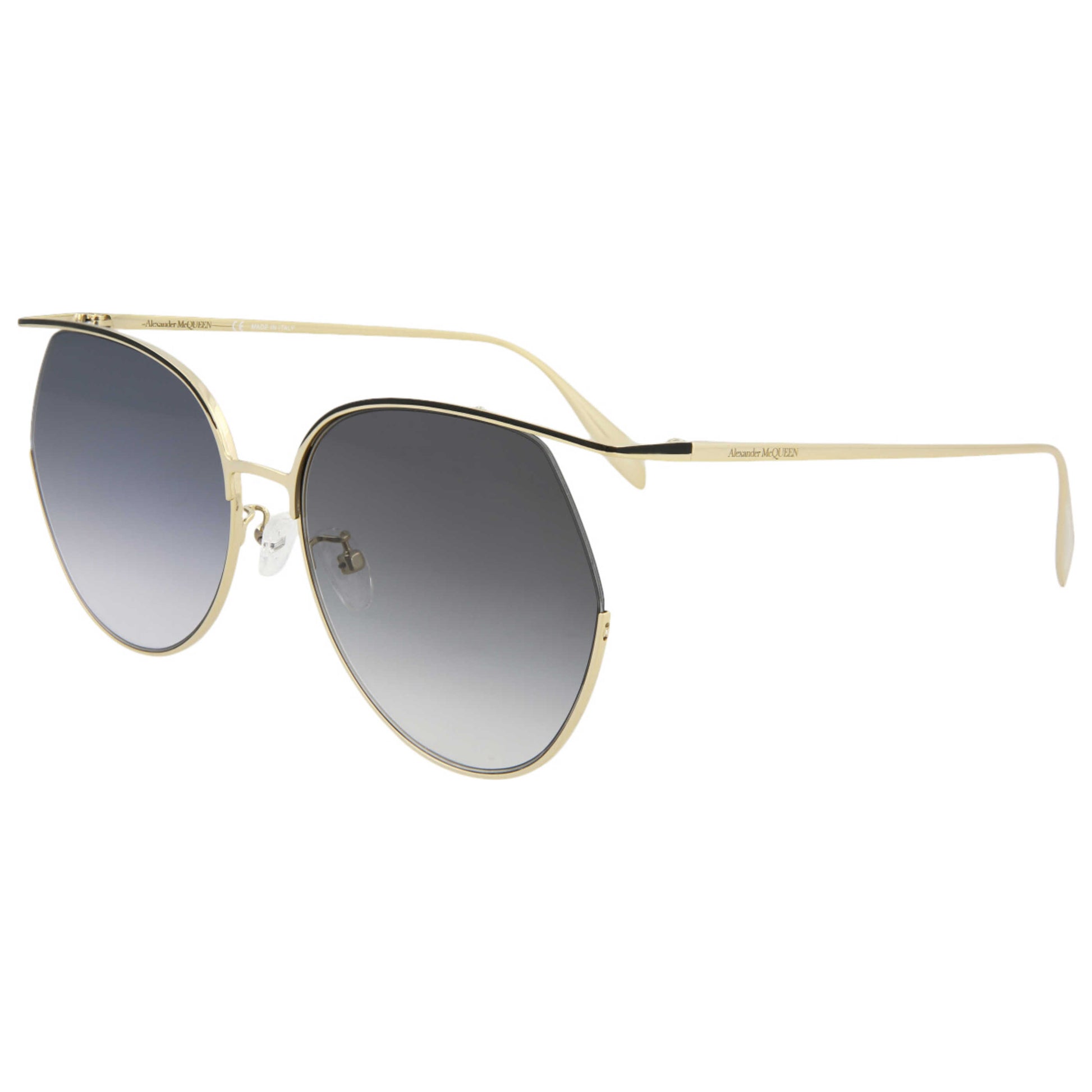 Front view of Alexander McQueen Fashion Women's Sunglasses AM0255S-30008664-001