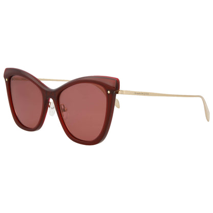 Front view of Alexander McQueen Fashion Women's Sunglasses AM0264S-30008686-004