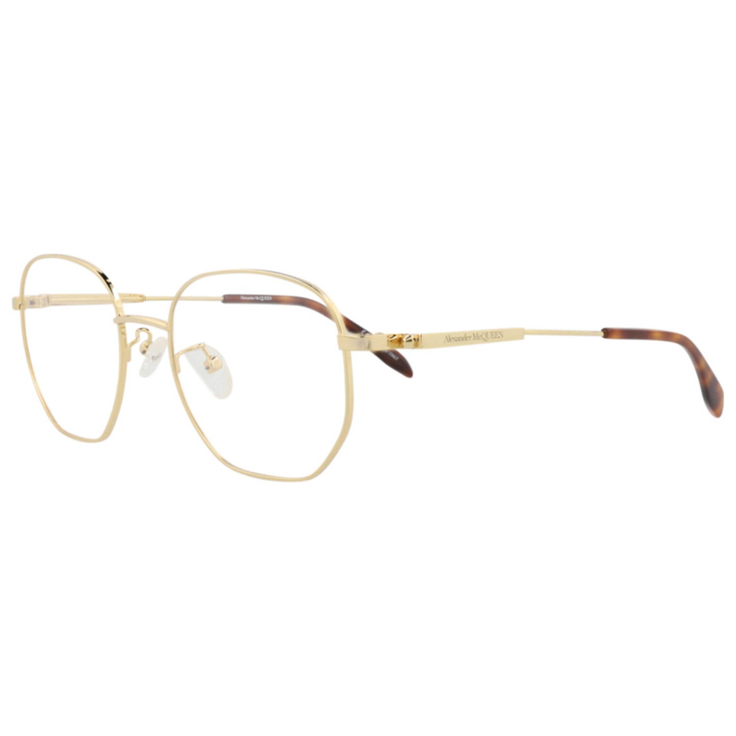 Front view of Alexander McQueen Men's Opticals AM0267O-30008679-002