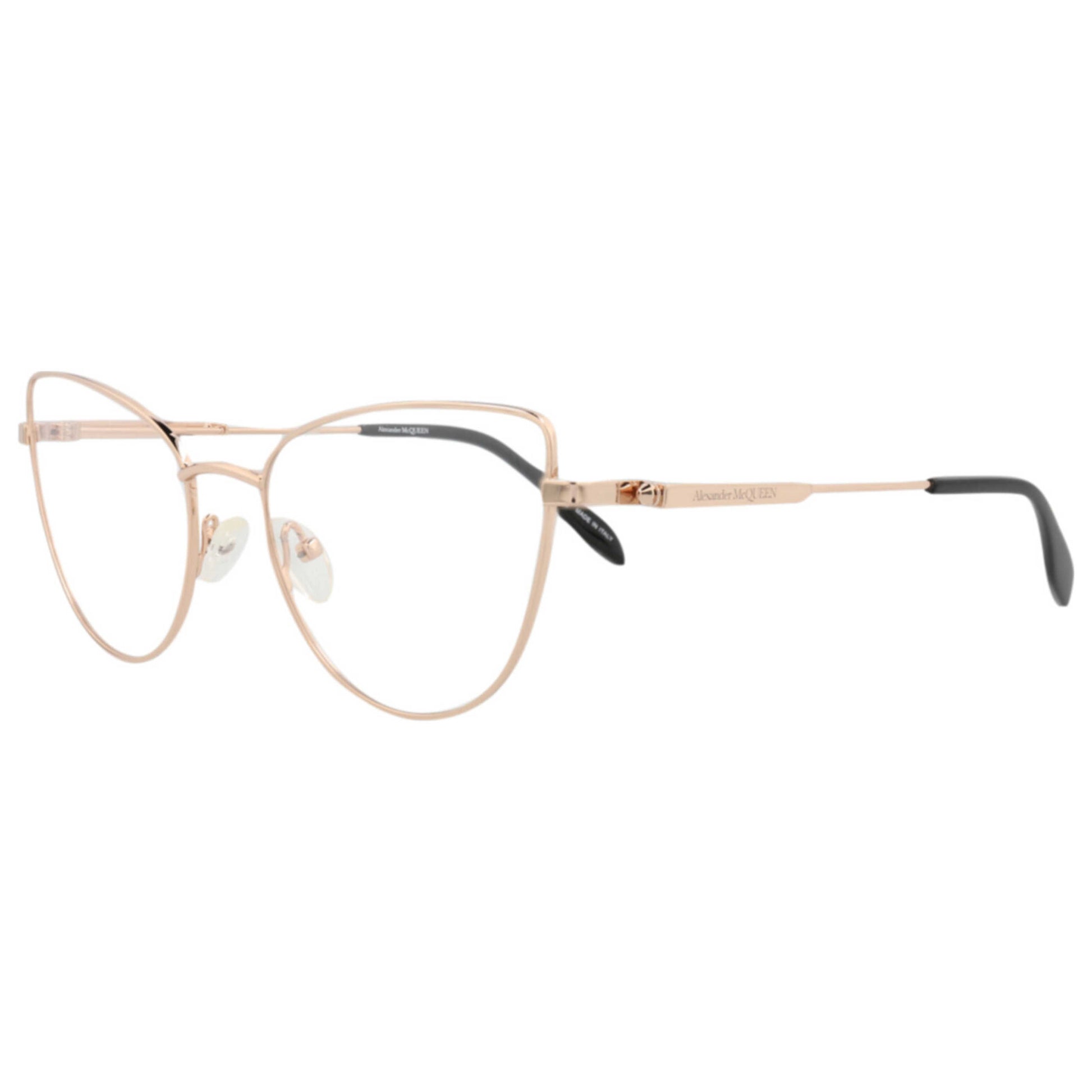 Front view of Alexander McQueen Women's Opticals AM0268O-30008678-002