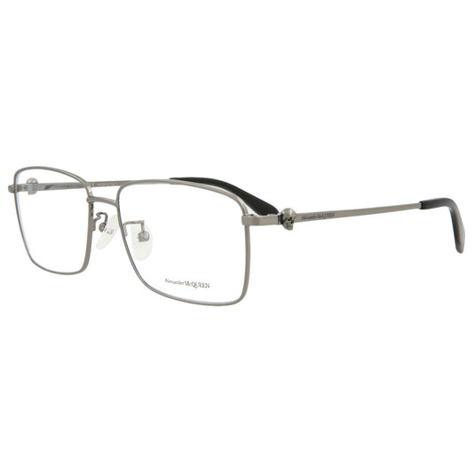Front view of Alexander McQueen Core Unisex Opticals AM0278O-30009379-001