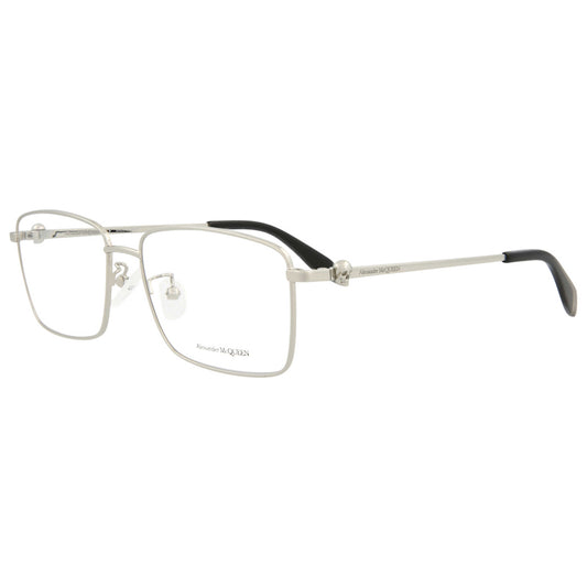 Front view of Alexander McQueen Core Unisex Opticals AM0278O-30009379-003