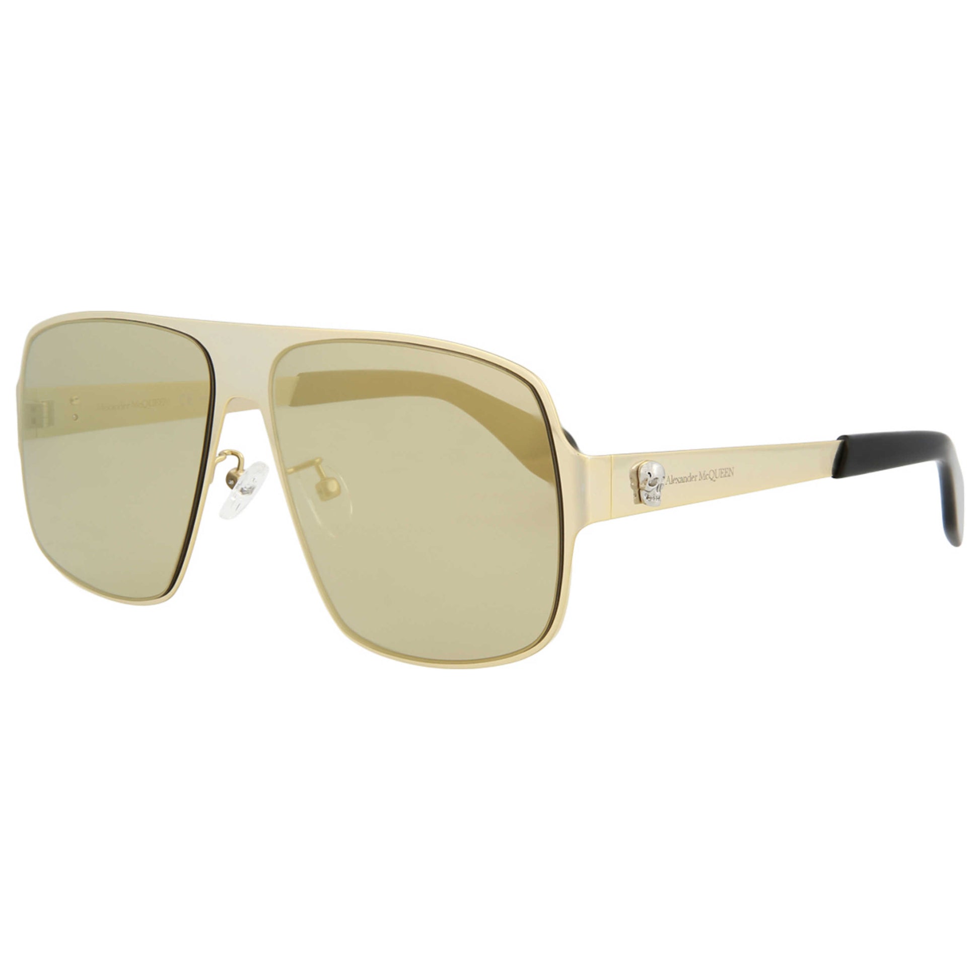 Front view of Alexander McQueen Fashion Men's Sunglasses AM0279S-30009380-004