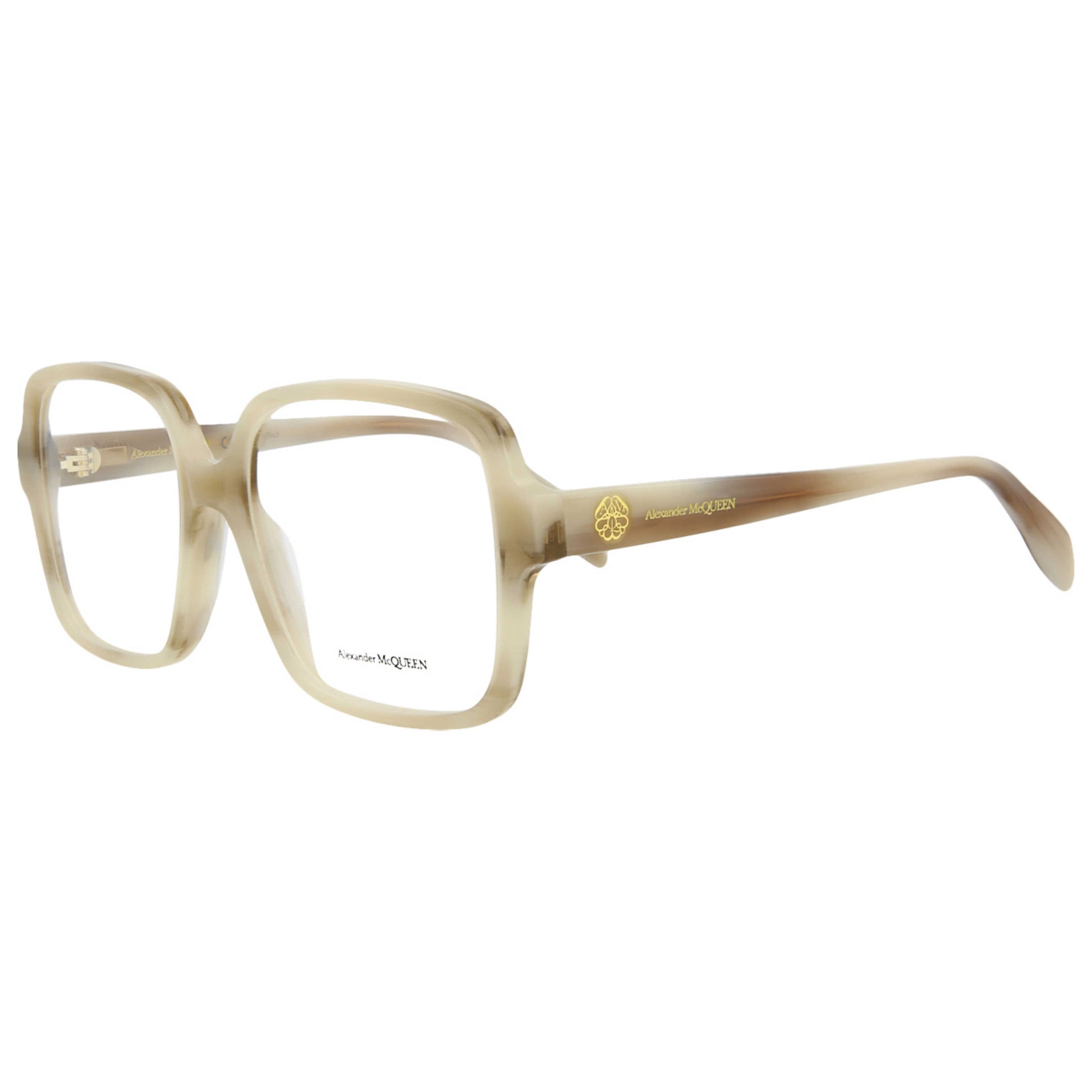 Front view of Alexander McQueen Core Women's Opticals AM0286O-30009397-003