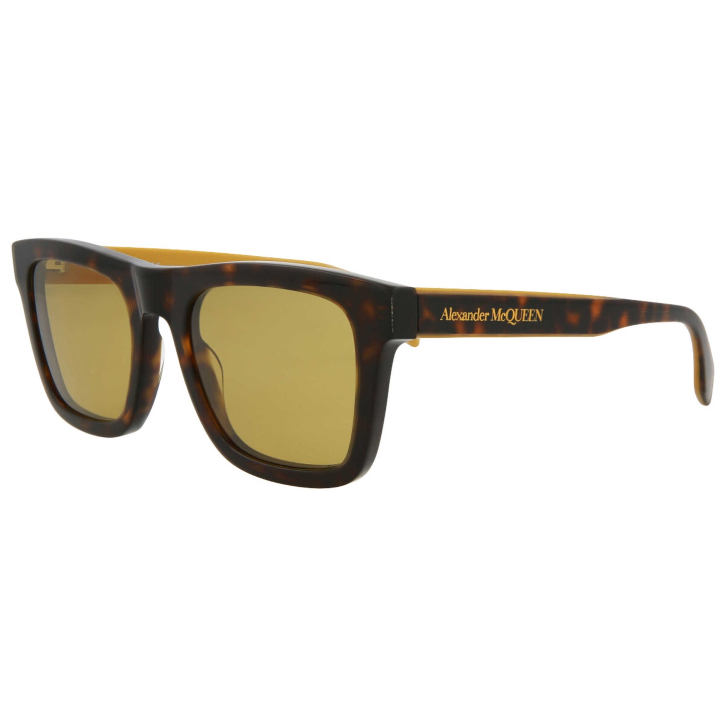 Front view of Alexander McQueen Core Men's Sunglasses AM0301S-30010928-004