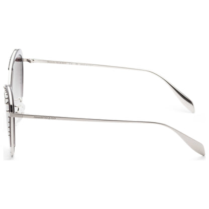 Left view of Alexander McQueen Fashion Women's Sunglasses AM0310S-001-59