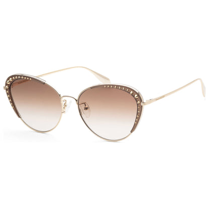 Front view of Alexander McQueen Fashion Women's Sunglasses AM0310S-002-59