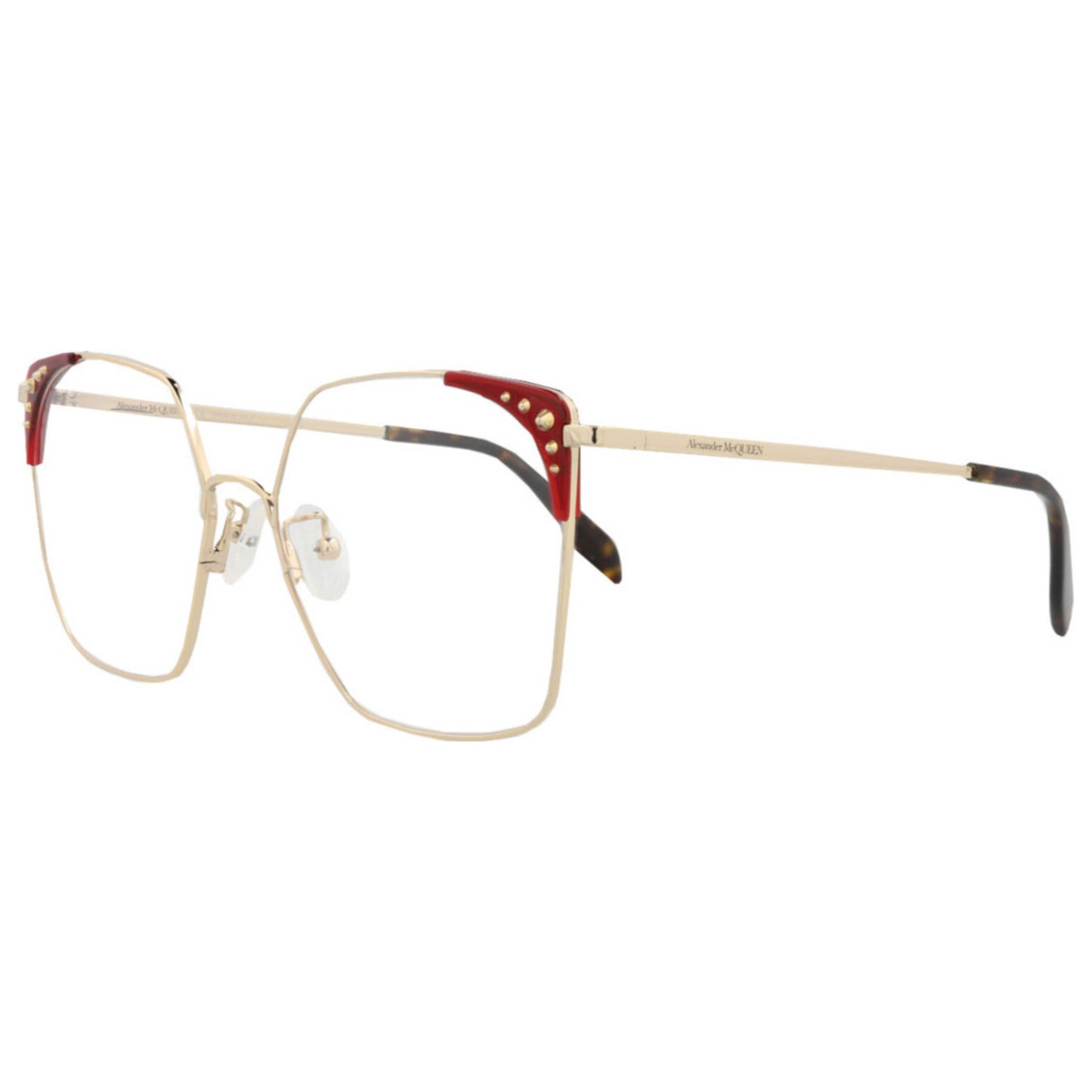 Front view of Alexander McQueen Women's Opticals AM0312O-30010858-002