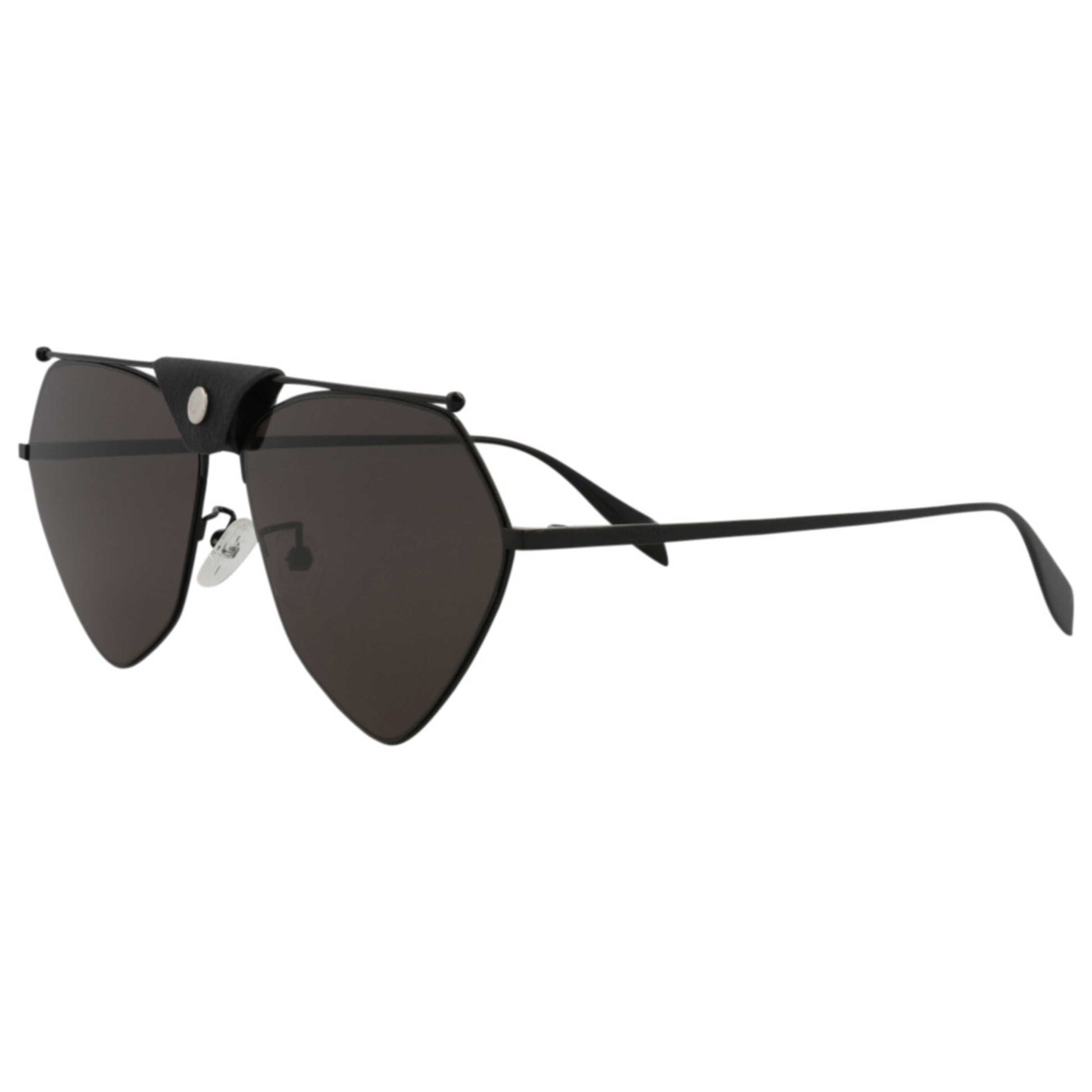 Front view of Alexander McQueen Unisex Sunglasses AM0317S-30010841-001