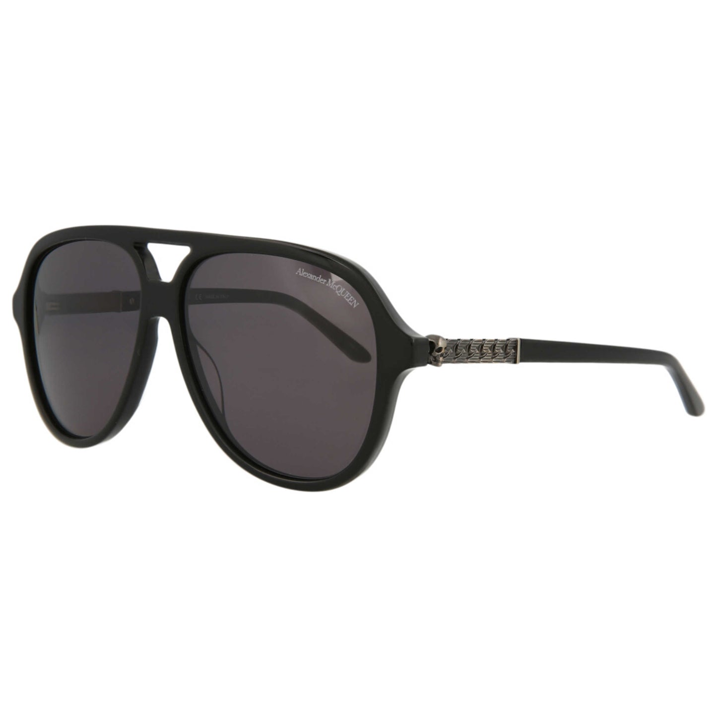Front view of Alexander McQueen Fashion Men's Sunglasses AM0322S-30010879-001