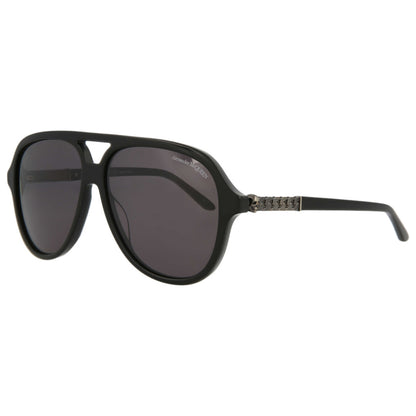 Front view of Alexander McQueen Fashion Men's Sunglasses AM0322S-30010879-001