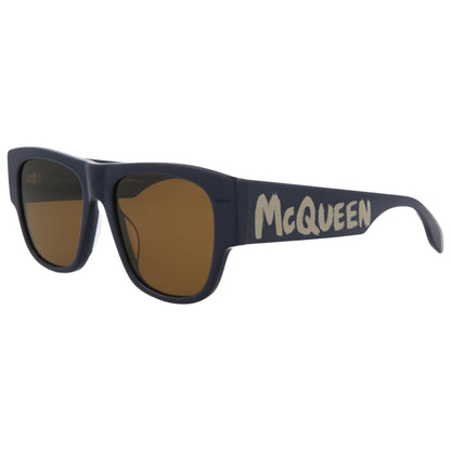 Front view of Alexander McQueen Core Men's Sunglasses AM0328S-30011474-004