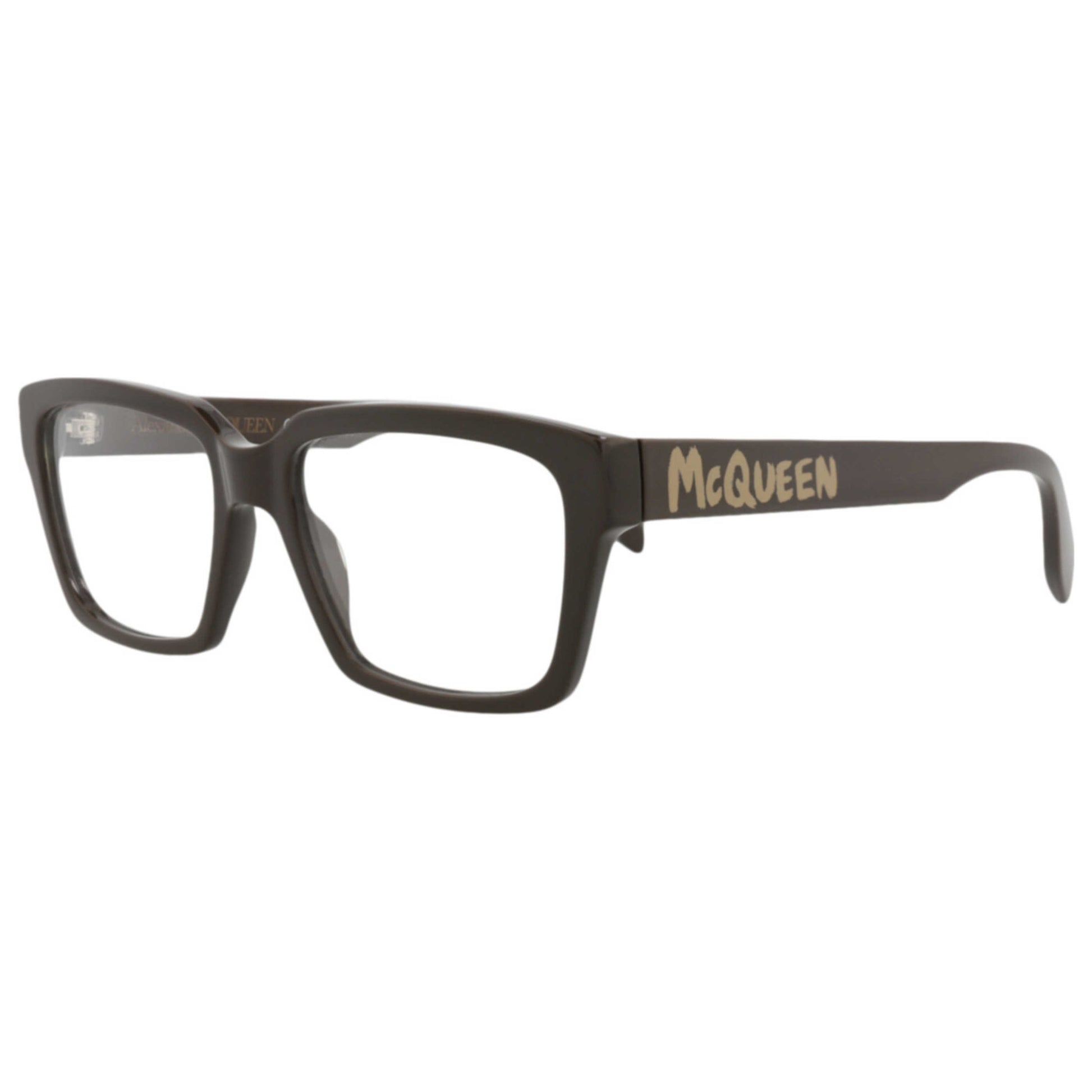 Front view of Alexander McQueen Men's Eyeglasses AM0332O-30011492-005