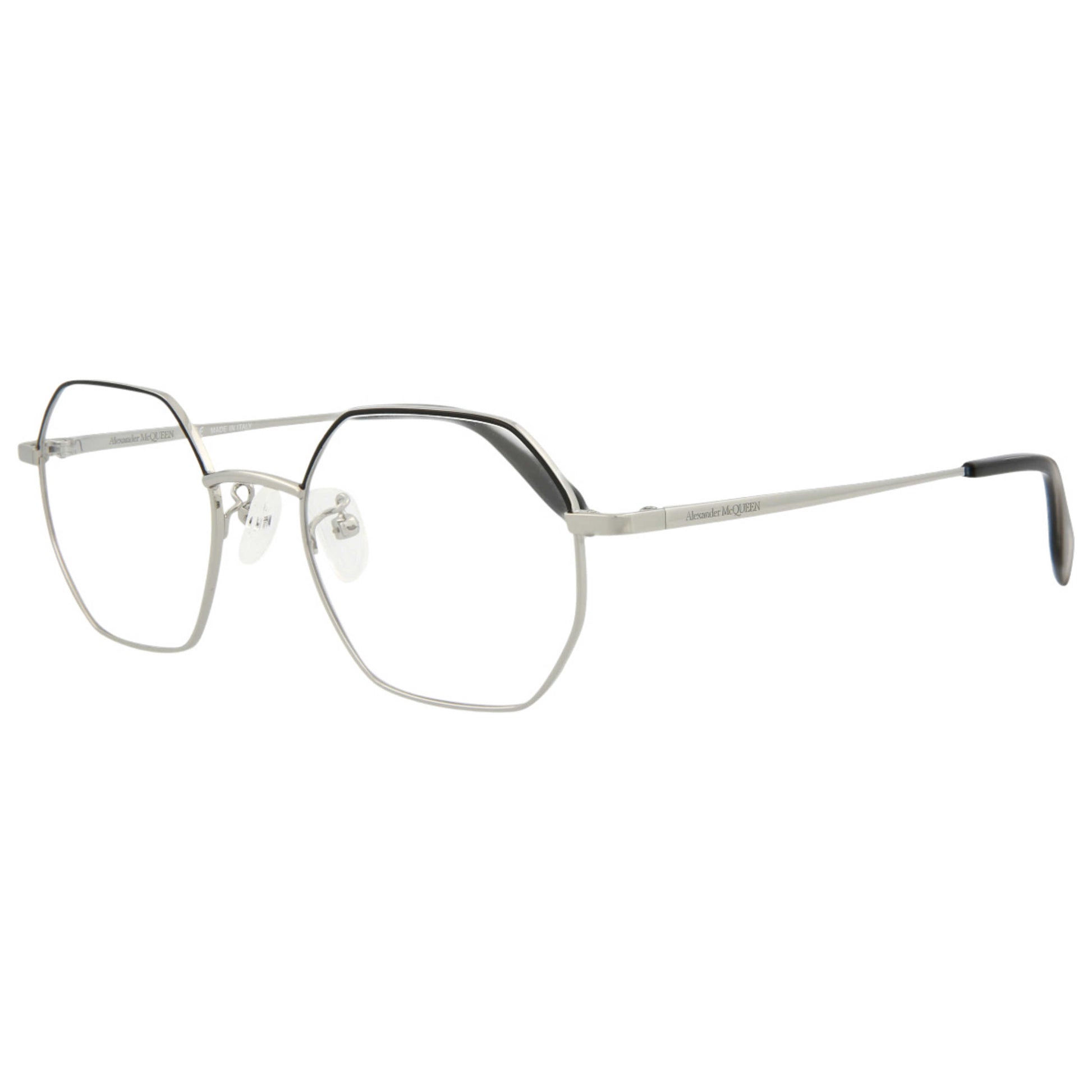 Front view of Alexander McQueen Fashion Unisex Opticals AM0338O-30011490-004