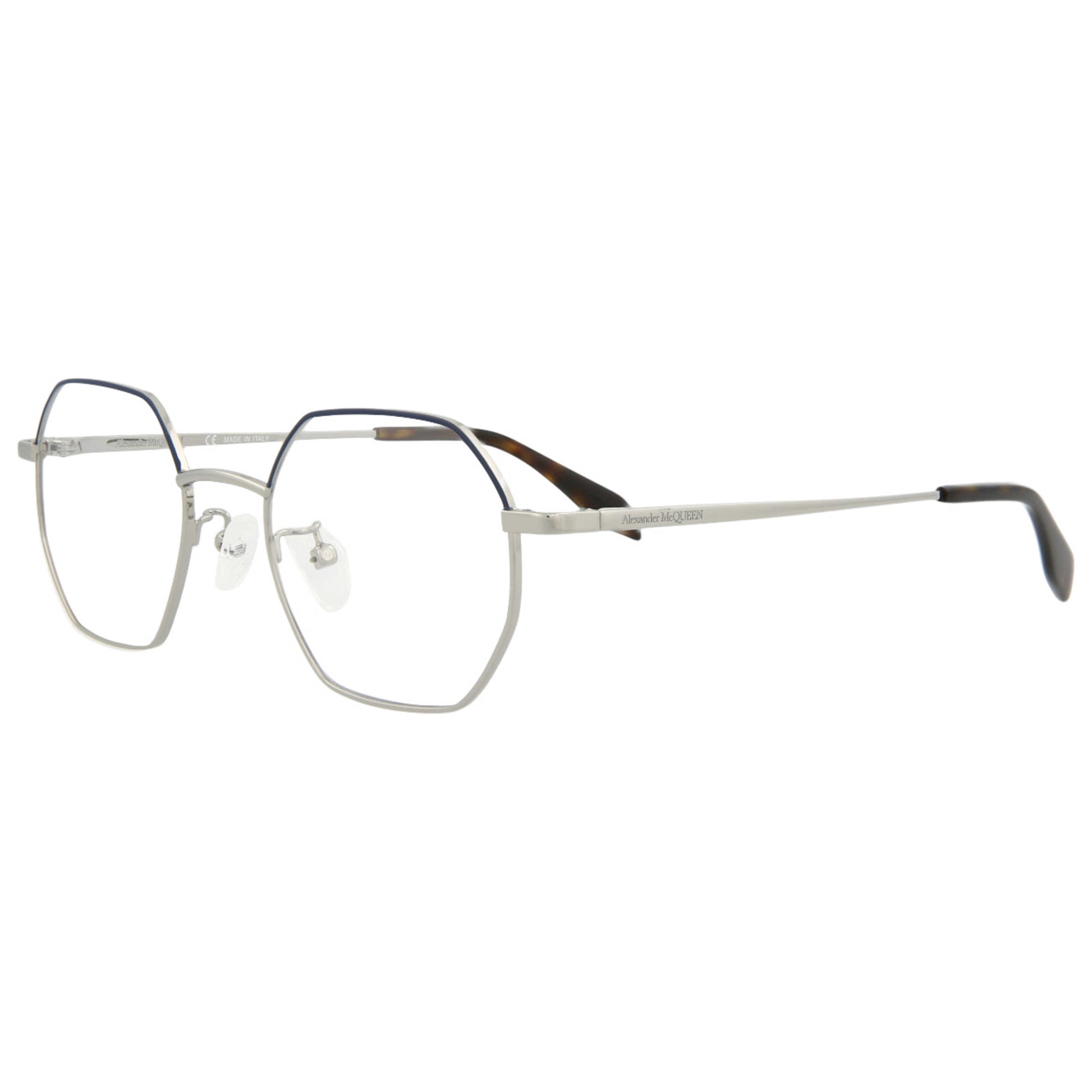 Front view of Alexander McQueen Fashion Unisex Opticals AM0338O-30011490-006