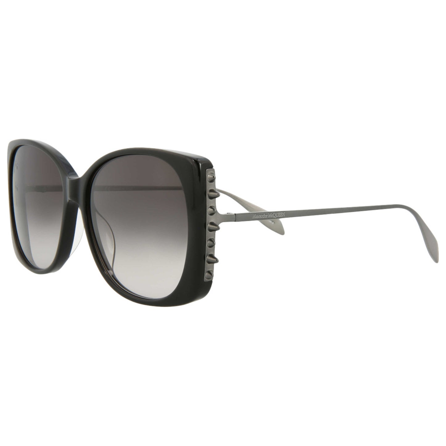 Front view of Alexander McQueen Fashion Women's Sunglasses AM0340S-30011488-001
