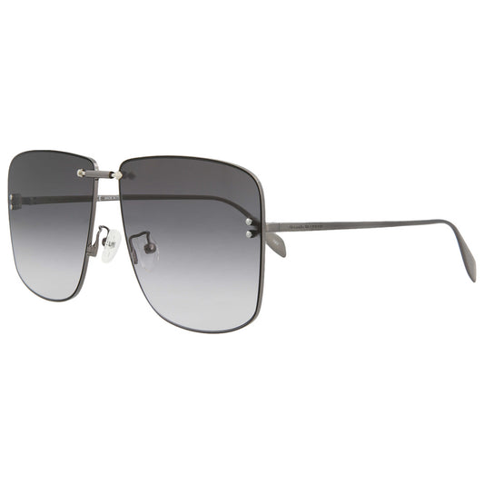Front view of Alexander McQueen Fashion Unisex Sunglasses AM0343S-30011500-001