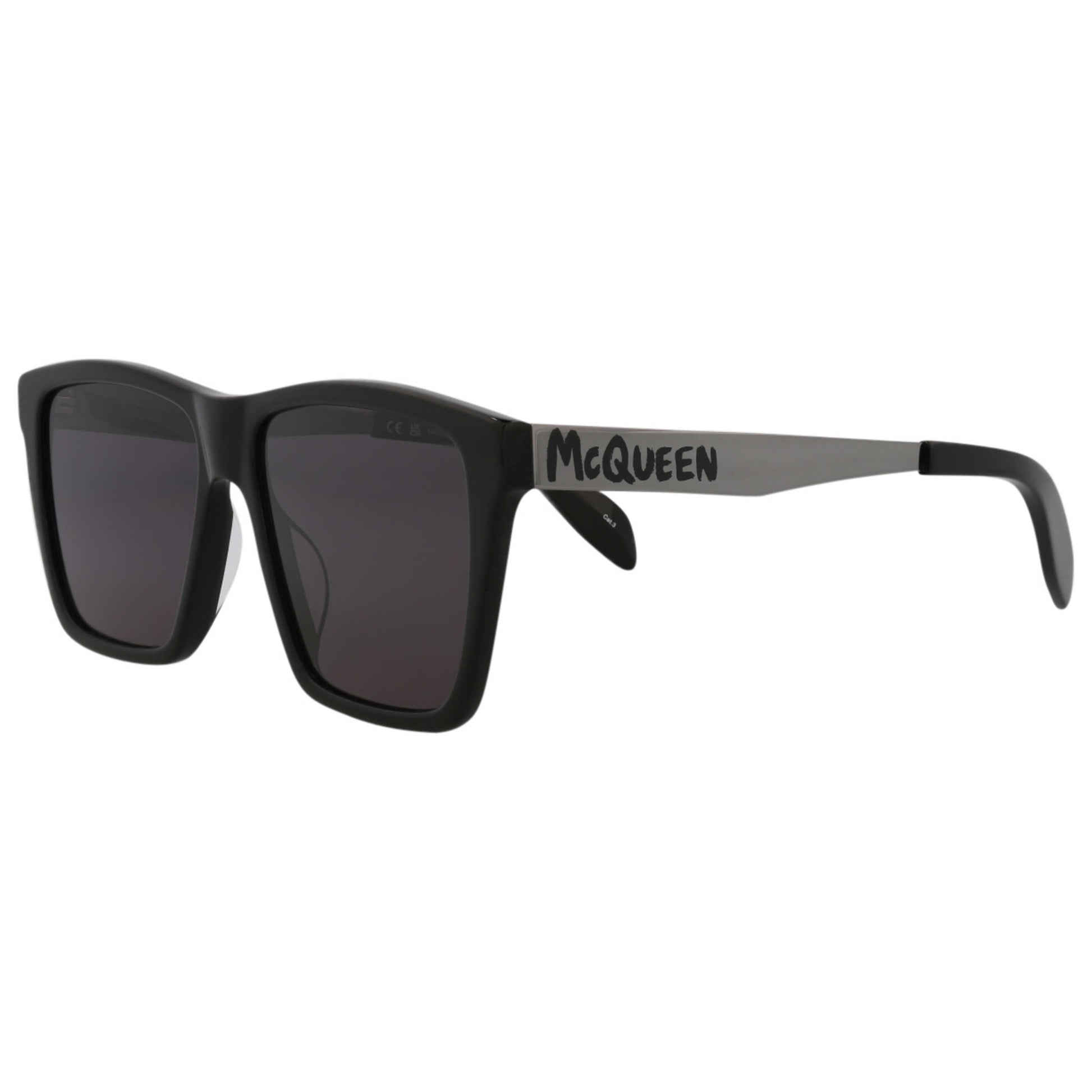 Front view of Alexander McQueen Core Men's Sunglasses AM0352S-30012332-001
