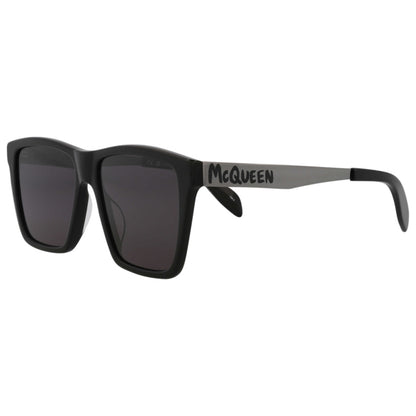 Front view of Alexander McQueen Core Men's Sunglasses AM0352S-30012332-001
