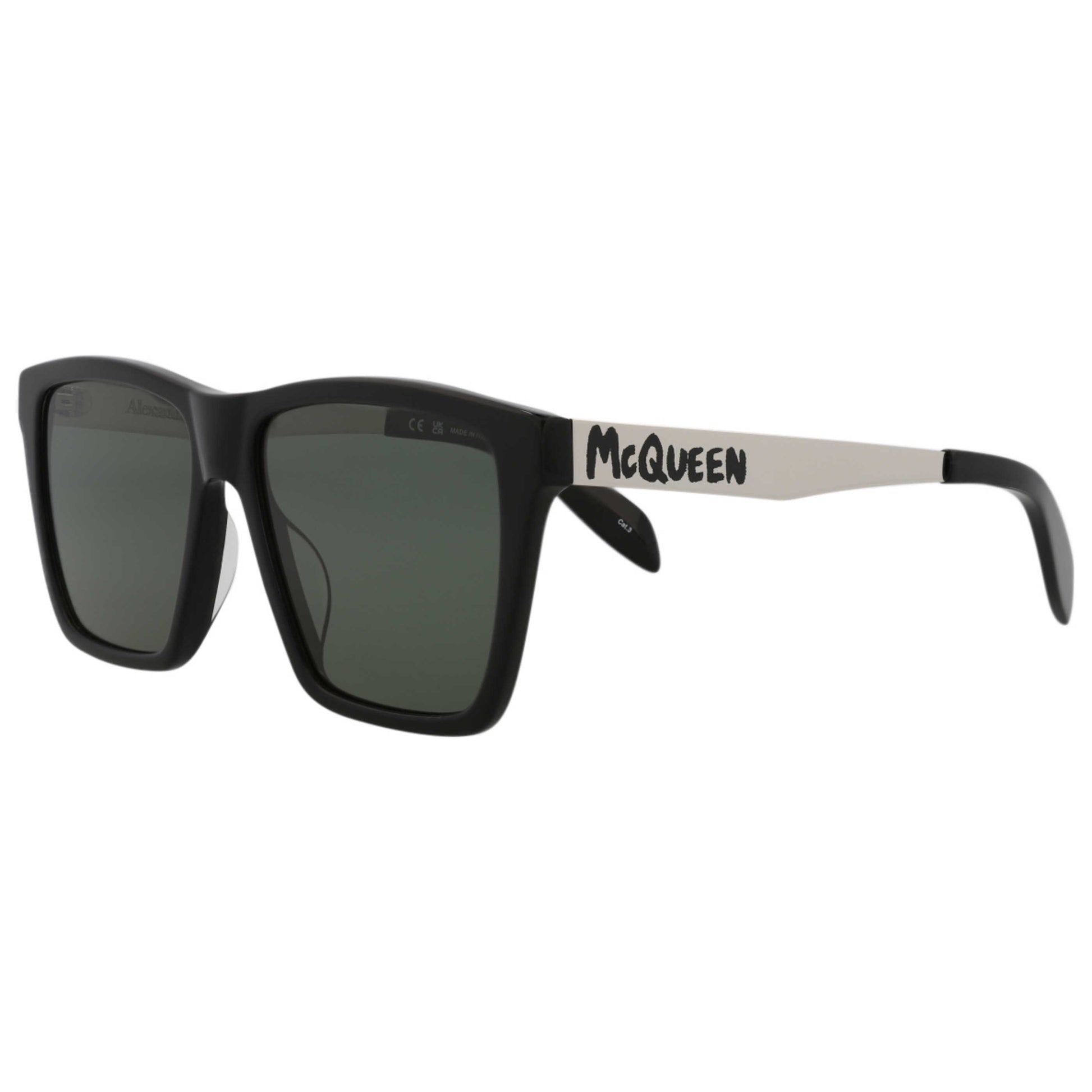 Front view of Alexander McQueen Core Men's Sunglasses AM0352S-30012332-002