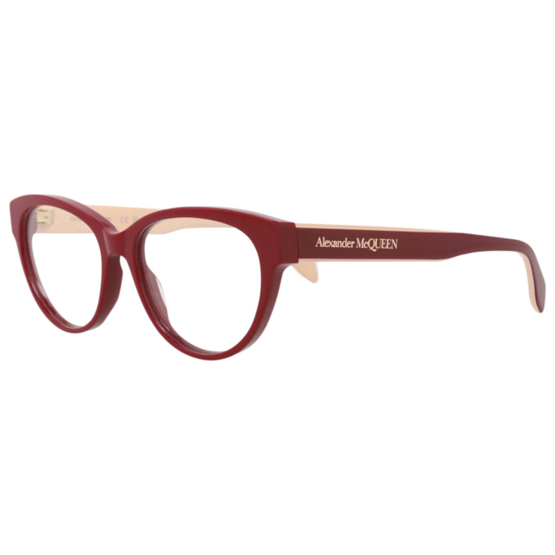 Front view of Alexander McQueen Women's Opticals AM0359O-30012341-003