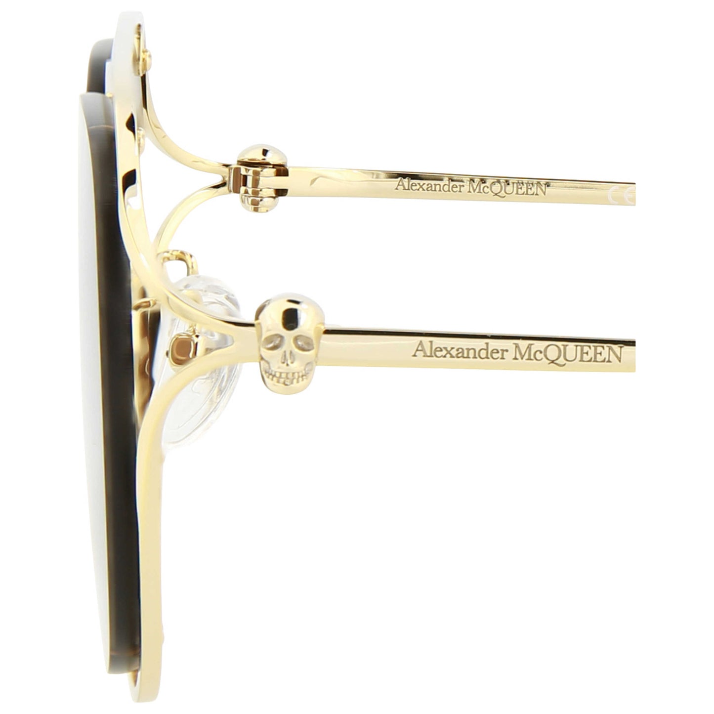 Alexander McQueen Novelty Unisex Sunglasses AM0365S-30012316-002 - Image #3