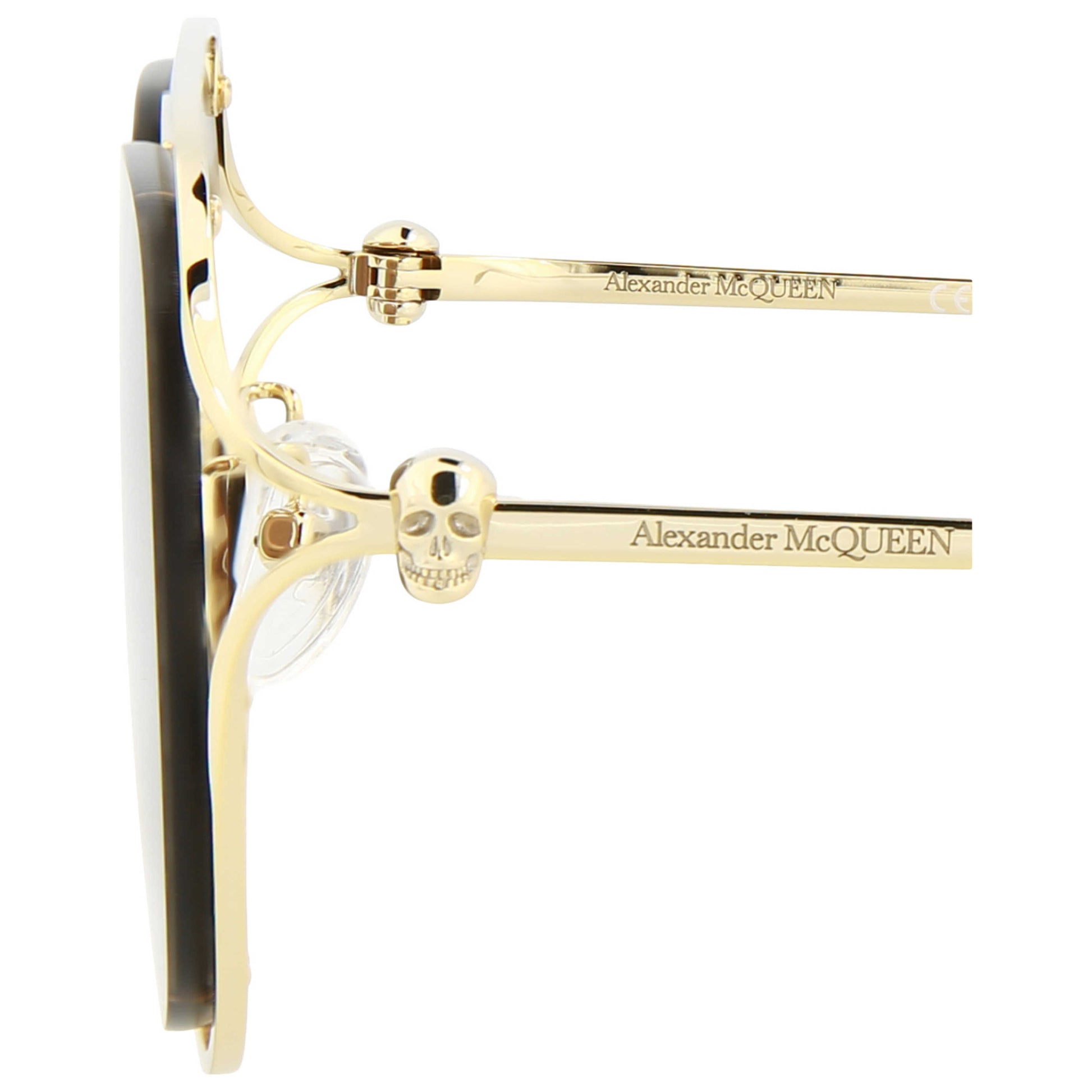 Alexander McQueen Novelty Unisex Sunglasses AM0365S-30012316-002 - Image #3