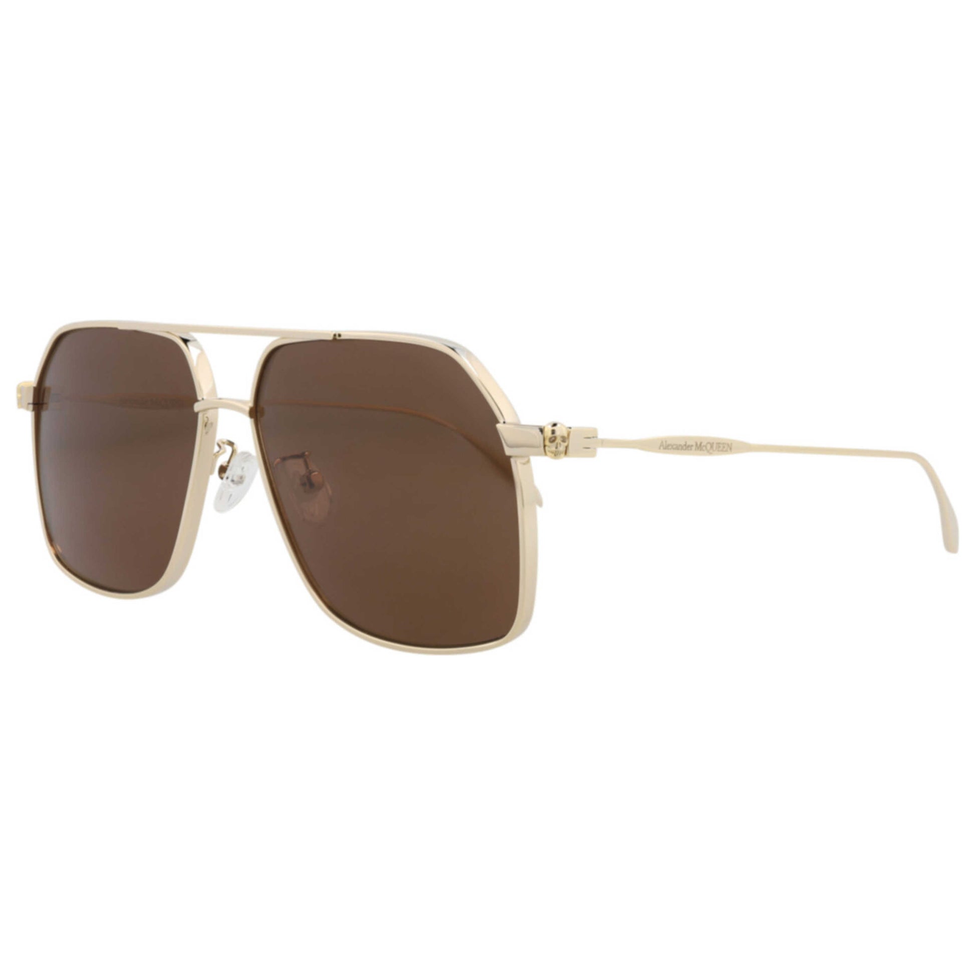 Front view of Alexander McQueen Men's Sunglasses AM0372S-30013625-002