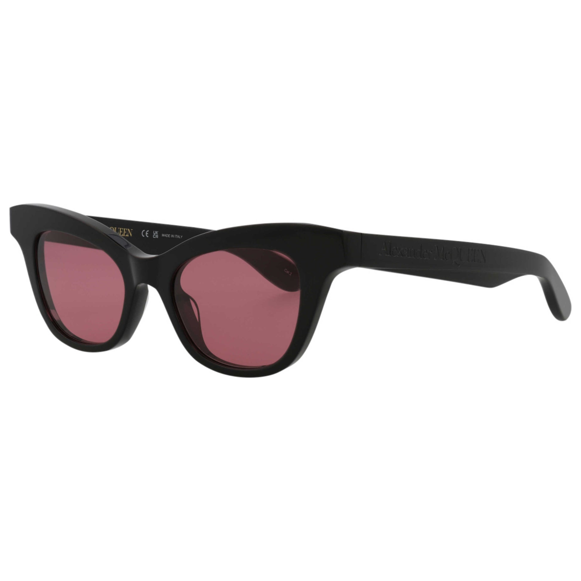 Front view of Alexander McQueen Core Women's Sunglasses AM0381S-30013619-002