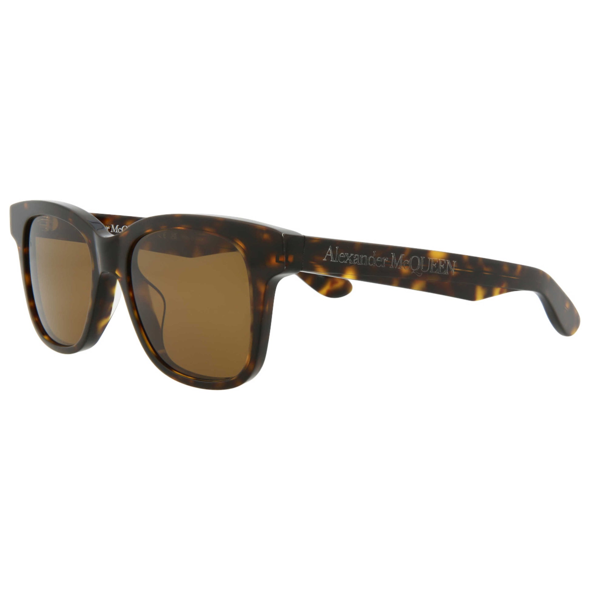 Front view of Alexander McQueen Core Men's Sunglasses AM0382S-30013620-006