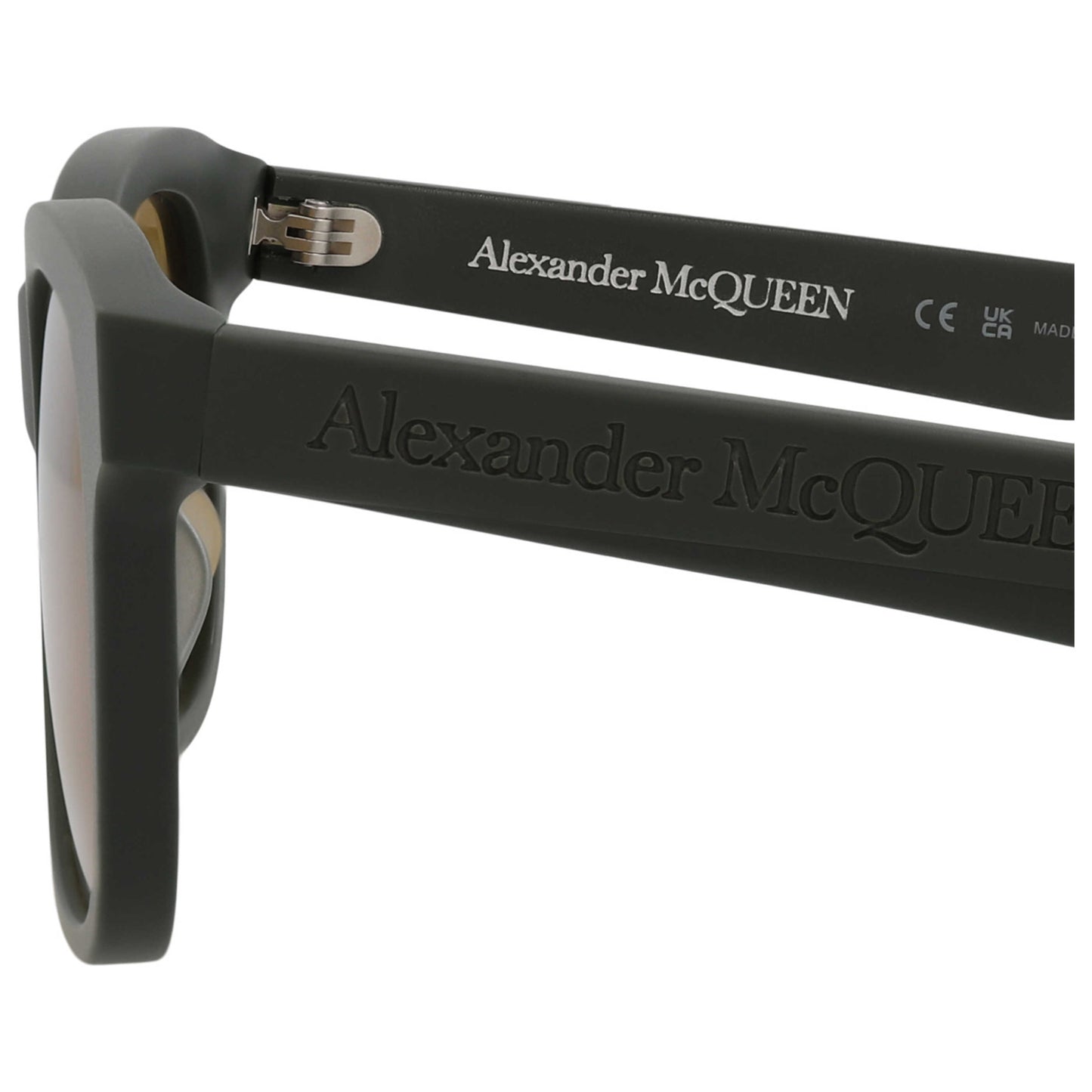 Alexander McQueen Core Men's Sunglasses AM0382S-30013620-007 - Image #3