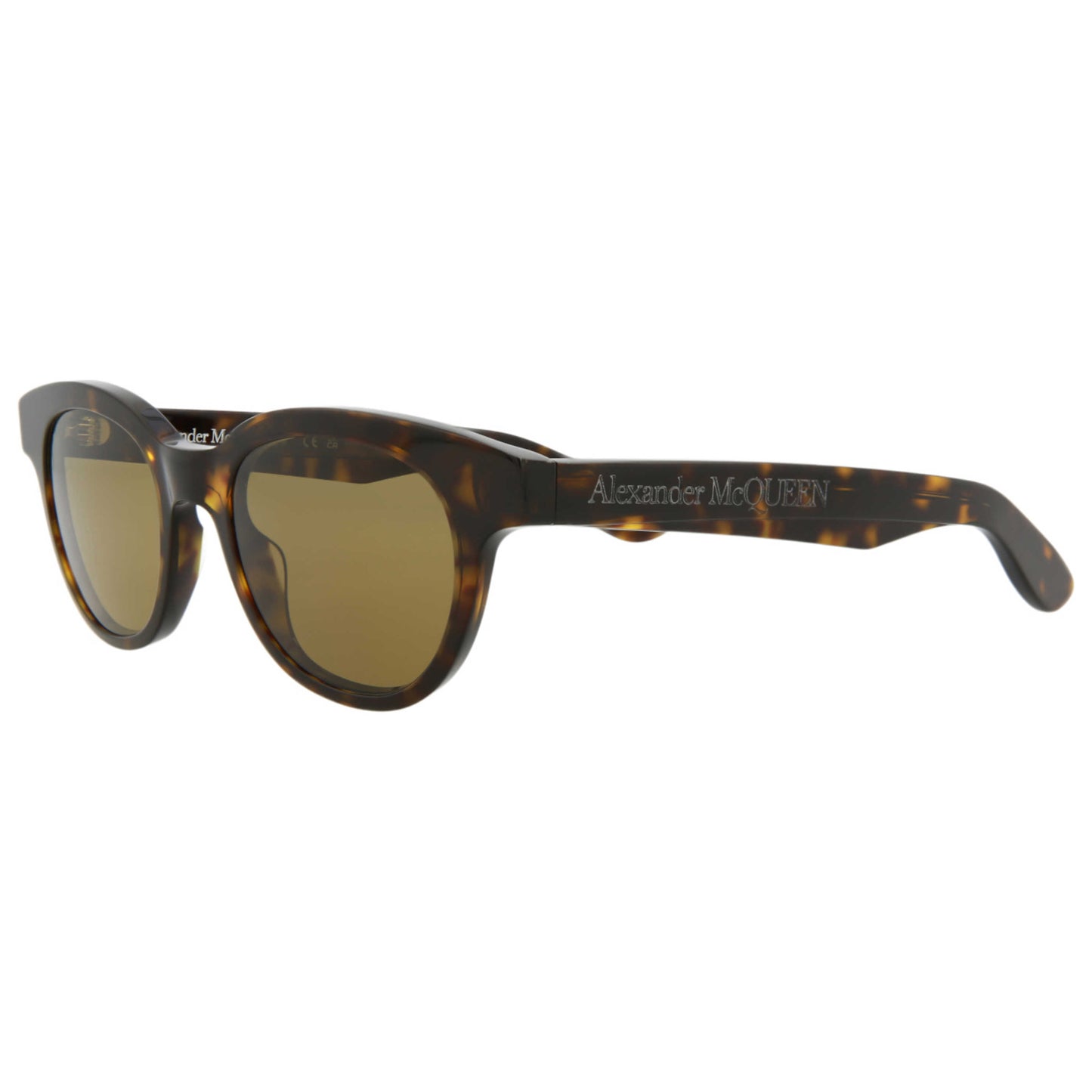 Front view of Alexander McQueen Core Unisex Sunglasses AM0383S-30013621-003