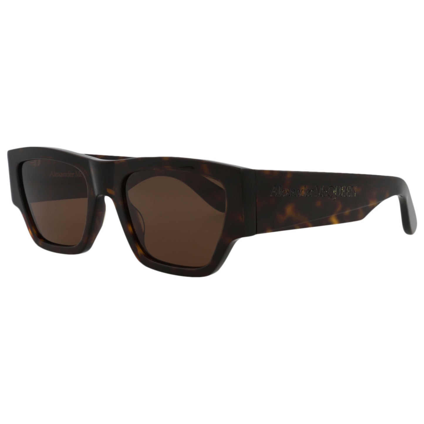 Front view of Alexander McQueen Fashion Men's Sunglasses AM0393S-30014334-002